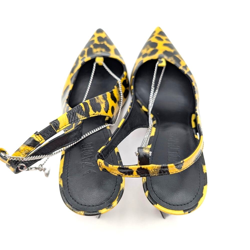 Zadig & Voltaire First Night Slingback Pump Women's Holiday Size US7 EU38 - Picture 12 of 13